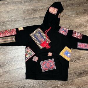 NWT! Les Benjamins X Market Rug Dealer Label Hoodie Size Large